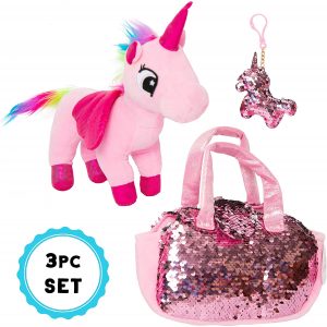 Jupiter Plush Pet Set with Purse