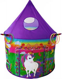 Tent with Unicorn Ring
