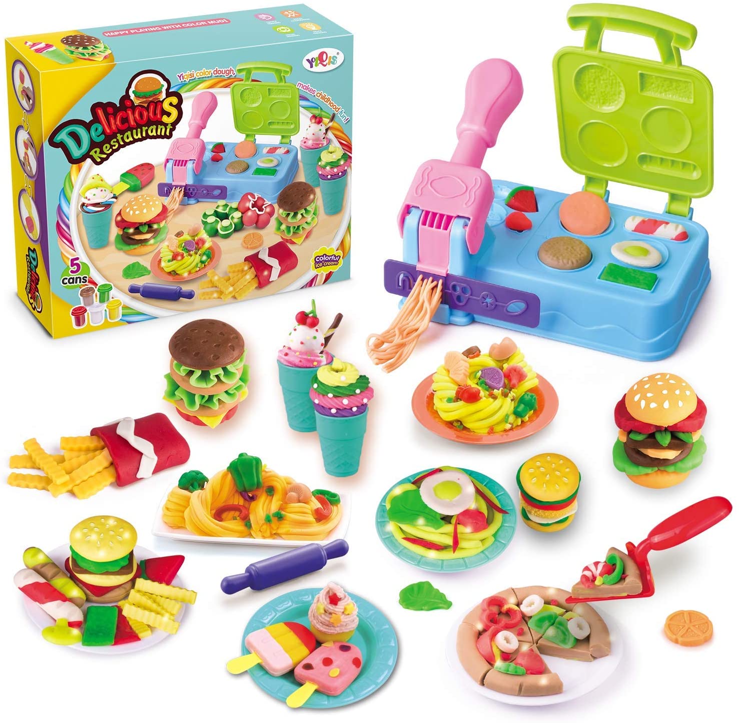 Kitchen Creations Breakfast Burger and Pasta Play Set